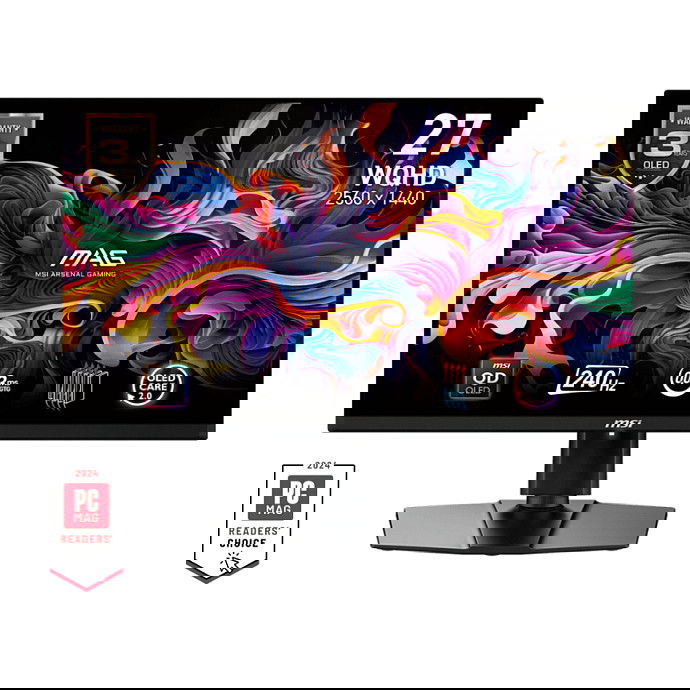 MSI MAG 271QPXDE QD-OLED E2 Monitor Gaming 27" WQHD QD-OLED 240Hz 0.03ms