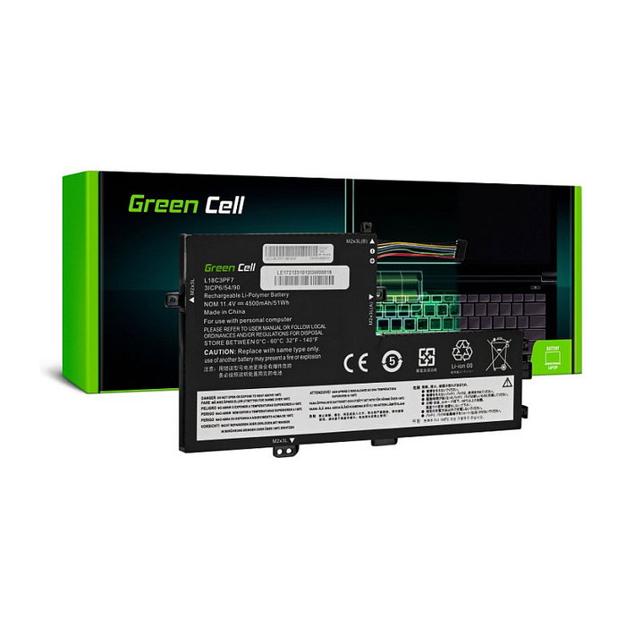 Green Cell LE172 Batería para Lenovo IdeaPad 4500 mAh Green Cell LE172 Batería para Lenovo IdeaPad 4500 mAh