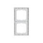 BUSCH-JAEGER BJ 1722-184 NSK Rahmen 2f con ventana de visión vertical studioweiß
