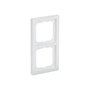 BUSCH-JAEGER BJ 1722-184 NSK Rahmen 2f con ventana de visión vertical studioweiß