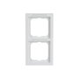 BUSCH-JAEGER BJ 1722-184 NSK Rahmen 2f con ventana de visión vertical studioweiß