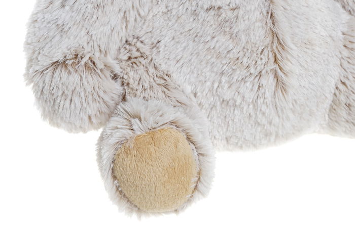 DKD Home Decor Peluche Oso Beige Gris 17 x 22 x 23 cm 4 Unidades