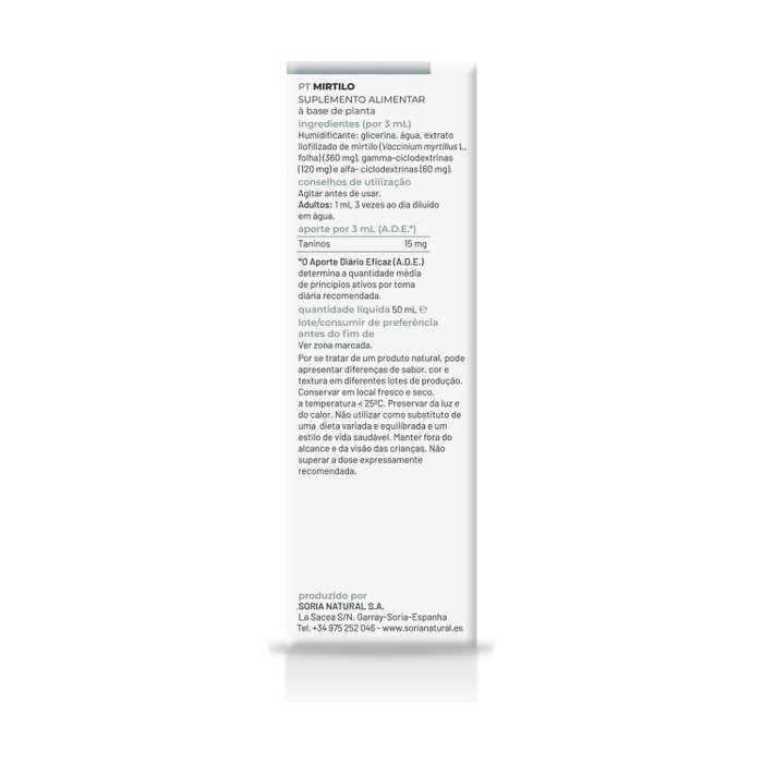 Soria Natural Extracto de Árandano Fórmula XXI 50 ml Soria Natural Extracto de Árandano Fórmula XXI 50 ml