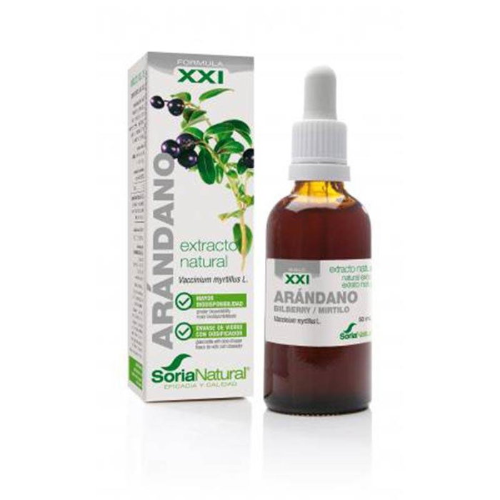 Soria Natural Extracto de Árandano Fórmula XXI 50 ml