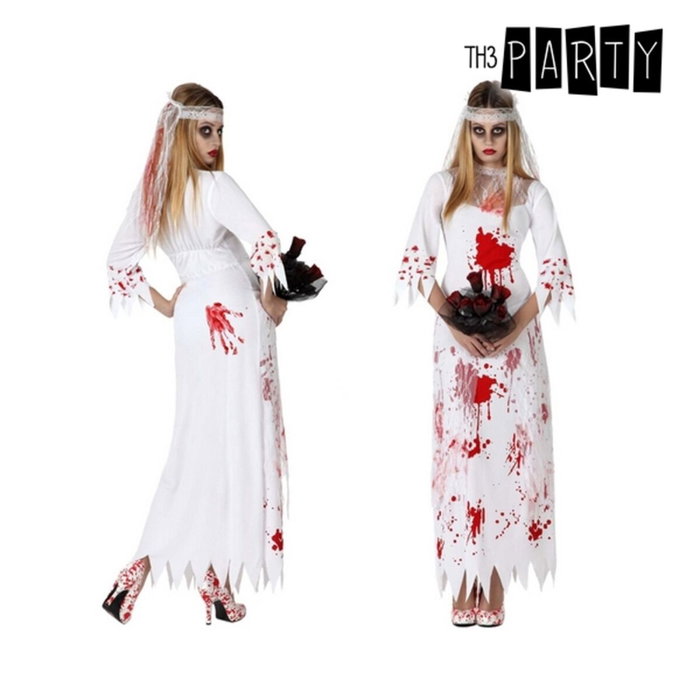 Atosa Disfraz Novia Sangrienta Mujer Adulto Zombie Blanco Atosa Disfraz Novia Sangrienta Mujer Adulto Zombie Blanco