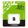 Kingston Canvas Select Plus microSDXC 512GB - Tarjeta de memoria Clase 10, UHS-I, A1, velocidad hasta 150 MB/s