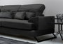 Atelier Del Sofa Sofá Esquinero Left (Chl+3R) Antracita 308x190cm, Comodidad y Estilo con Respaldo Ajustable y Patas Metálicas
