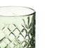 Vivalto Copa Troquelada 380 ml Verde Vidrio 9 x 17.1 x 9 cm (Set de 24)