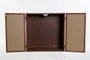 DKD Home Decor Caja Marron Rojo Estilo Moderno 13 x 30 x 30 cm (2 Unidades)