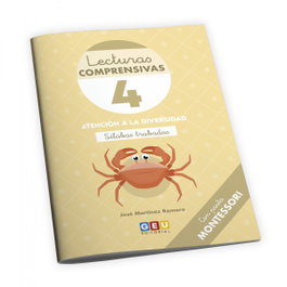 GEU, Lecturas comprensivas 4 Pauta Montessori - Martínez Romero, José