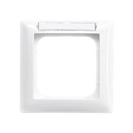 BUSCH-JAEGER BJ 1721 NS-914 Abdeckrahmen alpinweiß, Blanco, para Busch-Balance SI, Marco de Cubierta, 1 Pieza