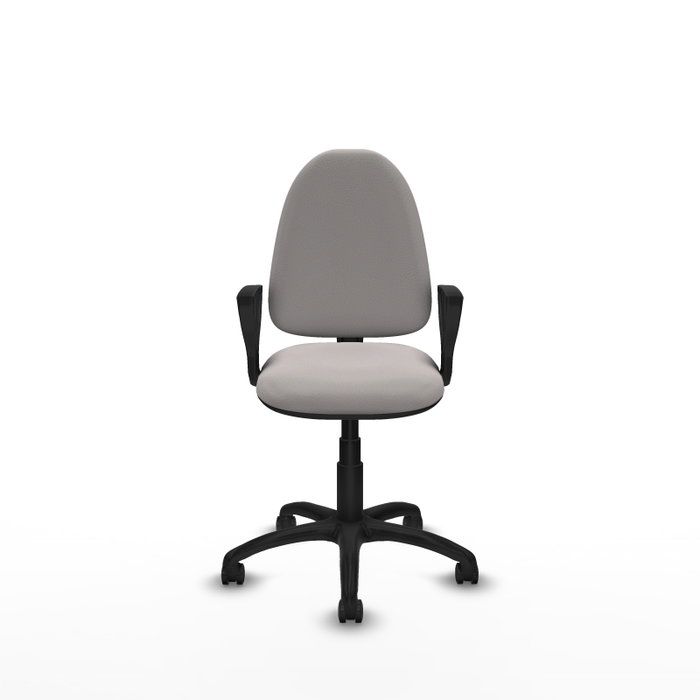 PIQUERAS Y CRESPO Silla de oficina Aýna Blanca con mecanismo de doble maneta PIQUERAS Y CRESPO Silla de oficina Aýna Blanca con mecanismo de doble maneta