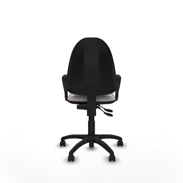 PIQUERAS Y CRESPO Silla de oficina Aýna Blanca con mecanismo de doble maneta PIQUERAS Y CRESPO Silla de oficina Aýna Blanca con mecanismo de doble maneta