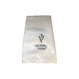 Victoria Vynn Toalla Blanca con Logo Negro 30x50 cm