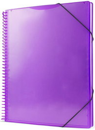 Carpeta Fundas (Tarifario) Pryse Pp Personalizable A4 50 F. Lila (Set de 6)