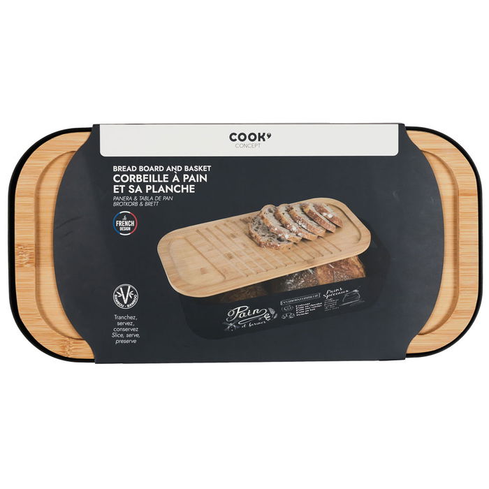 Cook Concept Panera Industriel Con Tabla Cortar Bambú