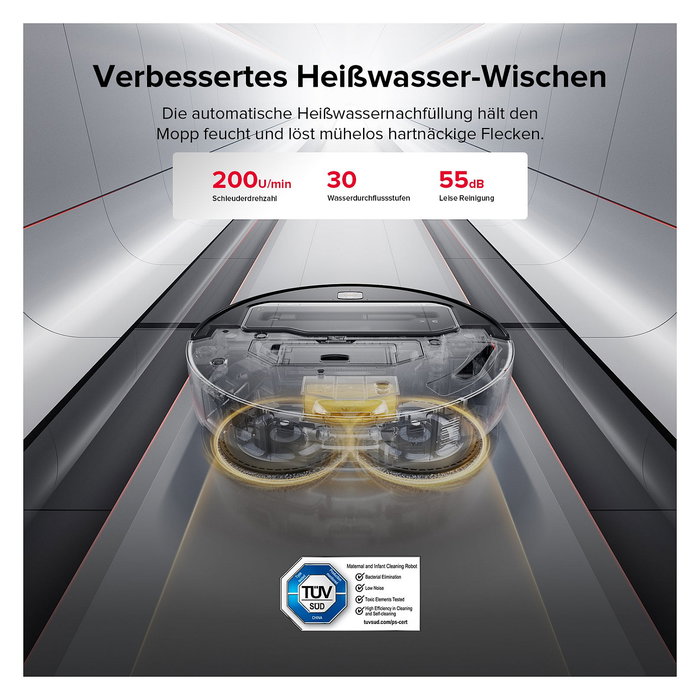 Roborock Saros Z70 Aspirador Robot, Negro