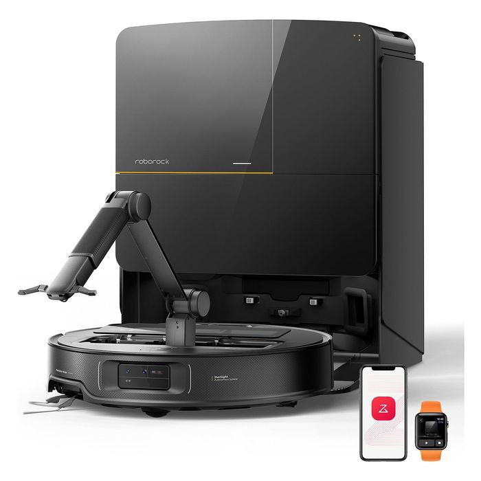 Roborock Saros Z70 Aspirador Robot, Negro