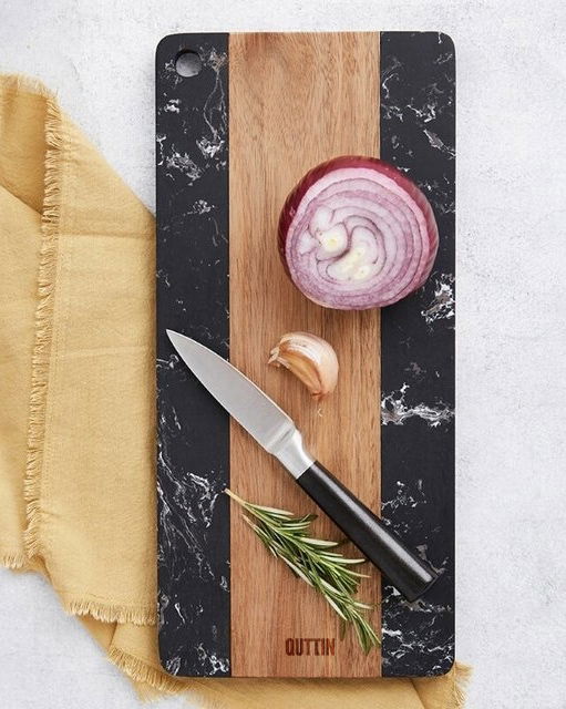 Quttin Tabla Cortar Acacia-Mármol 15 x 30 cm (10 Unidades) Quttin Tabla Cortar Acacia-Mármol 15 x 30 cm (10 Unidades)