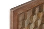 DKD Home Decor Cabecero de Mango Moderno 3D Natural 160x5x80