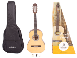Pack de Guitarra Clásica Admira Alba 3/4 Serie Iniciación