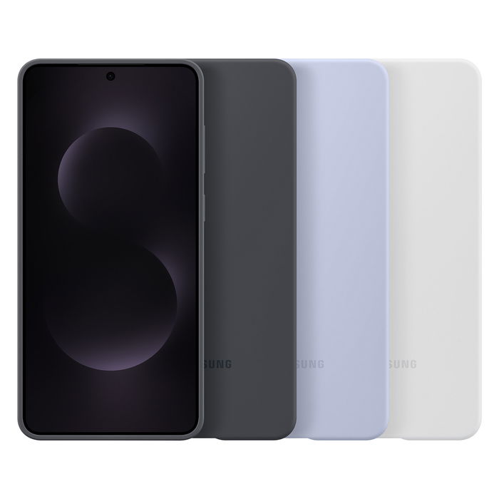 Samsung Funda Silicone Case para Galaxy S25 Edge, Negro