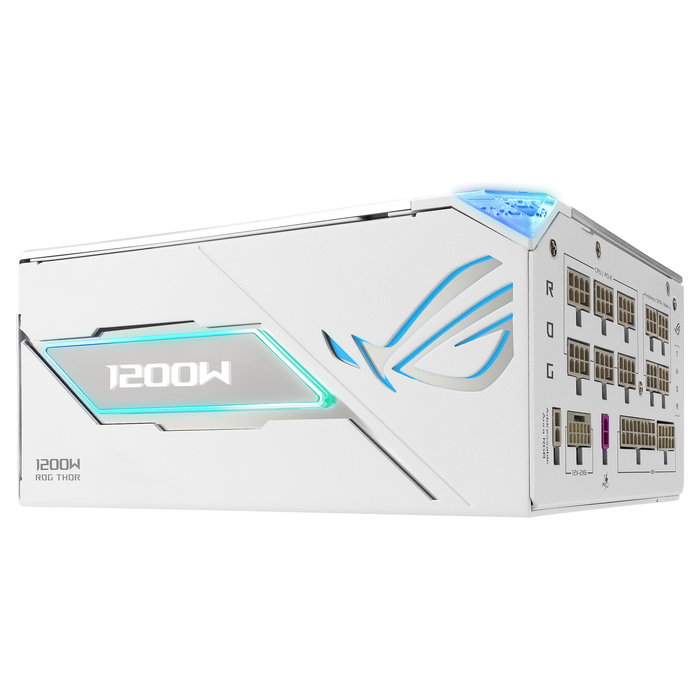 ASUS ROG-THOR-1200P Fuente de Alimentación PC Gaming 1200W 80 PLUS Platinum ATX 3.1 Totalmente Modular Blanco