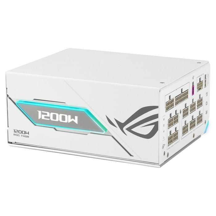 ASUS ROG-THOR-1200P Fuente de Alimentación PC Gaming 1200W 80 PLUS Platinum ATX 3.1 Totalmente Modular Blanco