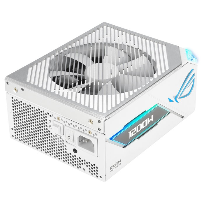 ASUS ROG-THOR-1200P Fuente de Alimentación PC Gaming 1200W 80 PLUS Platinum ATX 3.1 Totalmente Modular Blanco