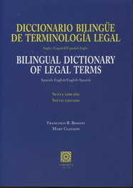 Diccionario Bilingüe de terminología legal, Francisco Bossini, Mary Glesson - COMARES