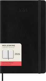 Moleskine Agenda 2026 Tapa Blanda 12 Meses Diaria L (13 x 21 cm) Negra DSB12DC3Y26