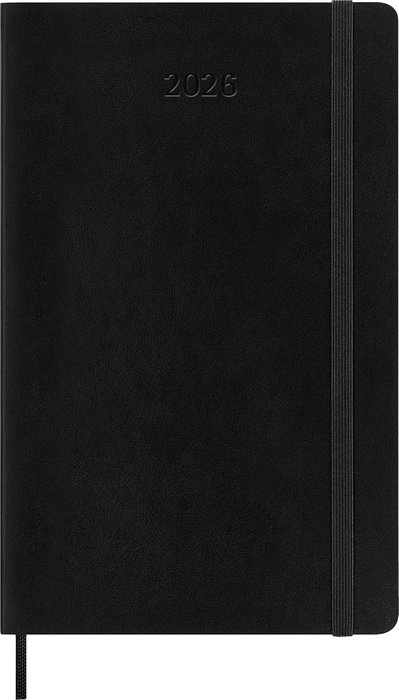 Moleskine Agenda 2026 Tapa Blanda 12 Meses Diaria L (13 x 21 cm) Negra DSB12DC3Y26