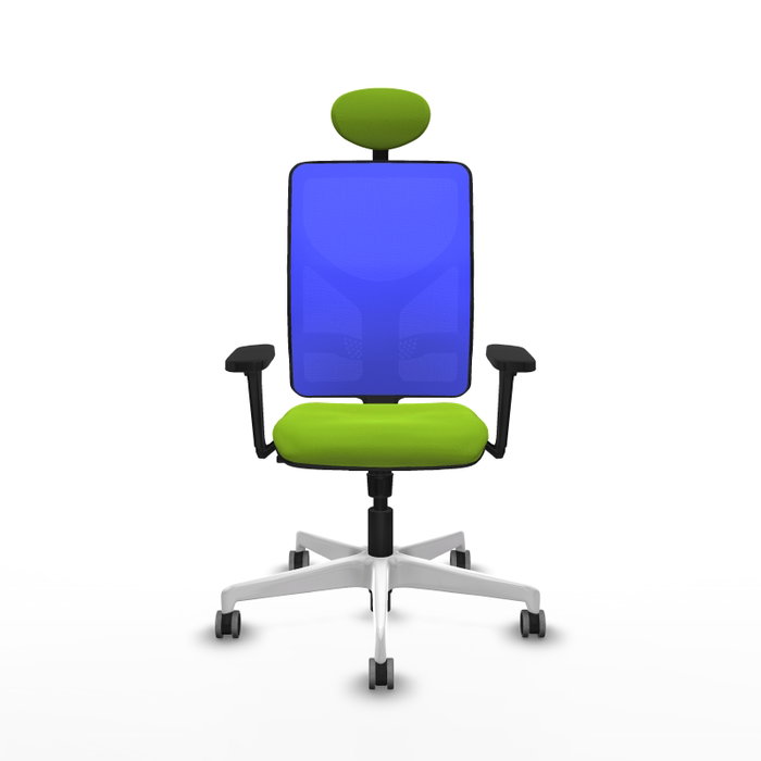PIQUERAS Y CRESPO Silla de oficina Motilla Pistacho y Azul PIQUERAS Y CRESPO Silla de oficina Motilla Pistacho y Azul