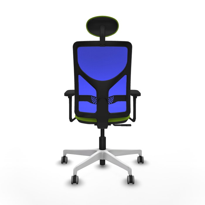 PIQUERAS Y CRESPO Silla de oficina Motilla Pistacho y Azul PIQUERAS Y CRESPO Silla de oficina Motilla Pistacho y Azul