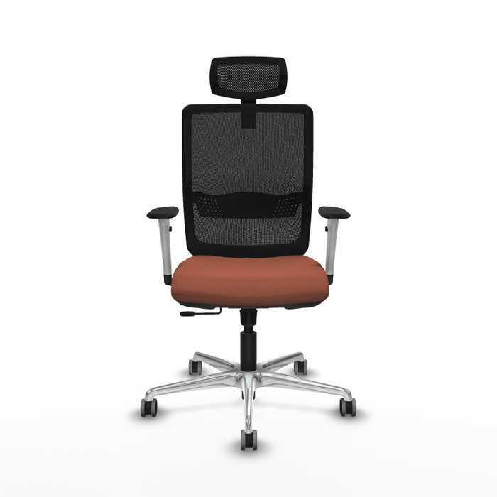 PIQUERAS Y CRESPO Silla de oficina Haches con mecanismo Sincro/Traslack Marrón y Negro PIQUERAS Y CRESPO Silla de oficina Haches con mecanismo Sincro/Traslack Marrón y Negro