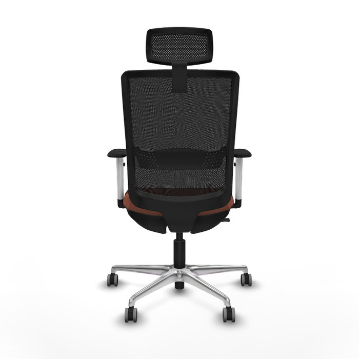 PIQUERAS Y CRESPO Silla de oficina Haches con mecanismo Sincro/Traslack Marrón y Negro PIQUERAS Y CRESPO Silla de oficina Haches con mecanismo Sincro/Traslack Marrón y Negro
