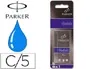 Parker Recambio Tinta Estilografica Azul Real Caja de 5 Cartuchos Parker Recambio Tinta Estilografica Azul Real Caja de 5 Cartuchos
