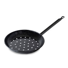 Vaello Sartén asadora para castañas esmaltada de 28 cm