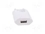 GOOBAY Alimentador de Impulso 5W con Salida USB y USB C, Blanco