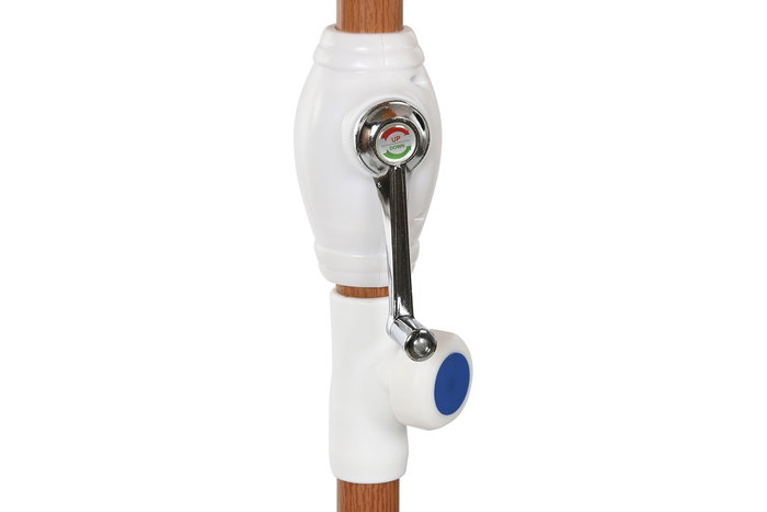 DKD Home Decor Parasol Terraza Y Jardin Multicolor 198 x 266 x 198 cm