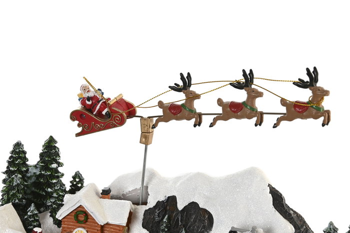 DKD Home Decor Ciudad Navidad Tradicional Multicolor Resina Led con Movimiento Musical 26.5 x 38 x 29 cm DKD Home Decor Ciudad Navidad Tradicional Multicolor Resina Led con Movimiento Musical 26.5 x 38 x 29 cm