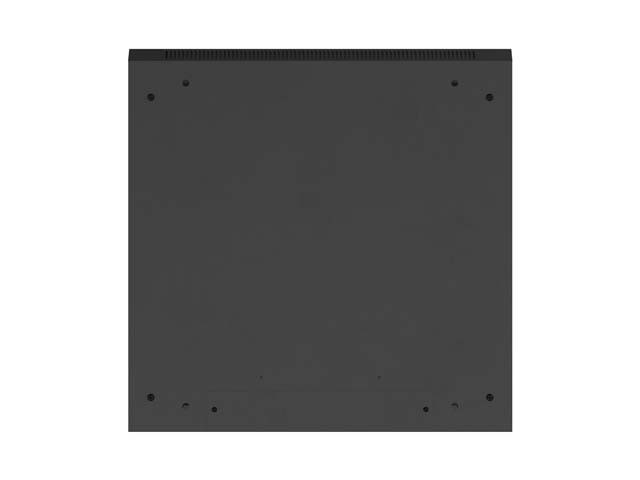 Lanberg Armario rack de pared 19 pulgadas 6U 600x600 negro puertas perforadas