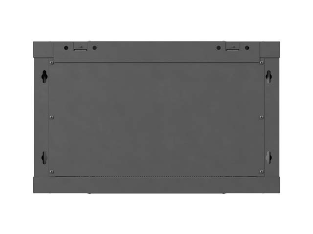 Lanberg Armario rack de pared 19 pulgadas 6U 600x600 negro puertas perforadas
