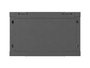 Lanberg Armario rack de pared 19 pulgadas 6U 600x600 negro puertas perforadas