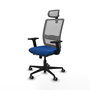 PIQUERAS Y CRESPO Silla de oficina Haches Azul y Gris