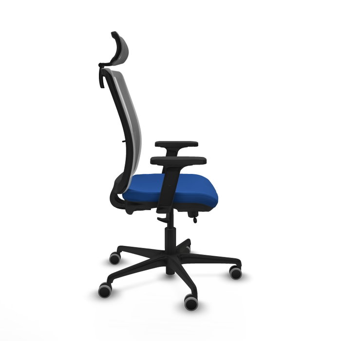 PIQUERAS Y CRESPO Silla de oficina Haches Azul y Gris