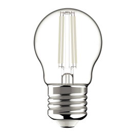 Avide Bombilla LED White Filament Mini Globe 4,5W E27 Blanco Cálido