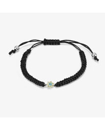 Radiant Pulsera Macramé Piedra Azul ROSETONES 19CM