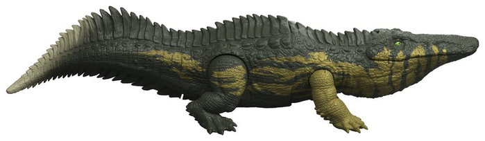 Mattel Jurassic World Wild Roar Stomatosuchus Figura de 37 cm