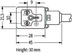 MURRELEKTRONIK Conector de válvulas Versión B, 3 pines, 10mm, hembra